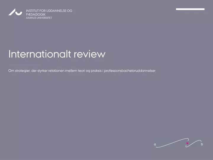internationalt review
