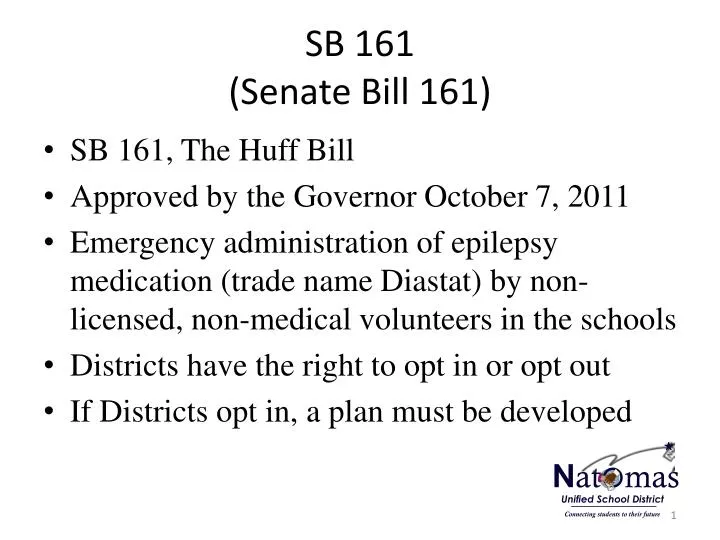 sb 161 senate bill 161