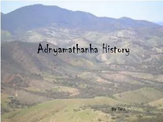 Adnyamathanha History