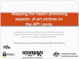 Mapping the health promoting aspects of art centres on the APY Lands