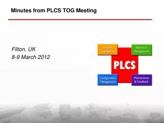 Minutes from PLCS TOG Meeting