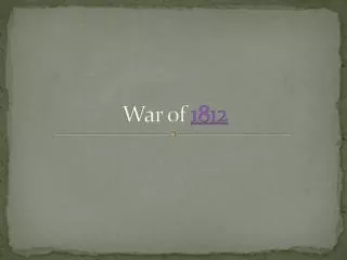 war of 1812