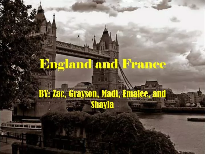 england and france
