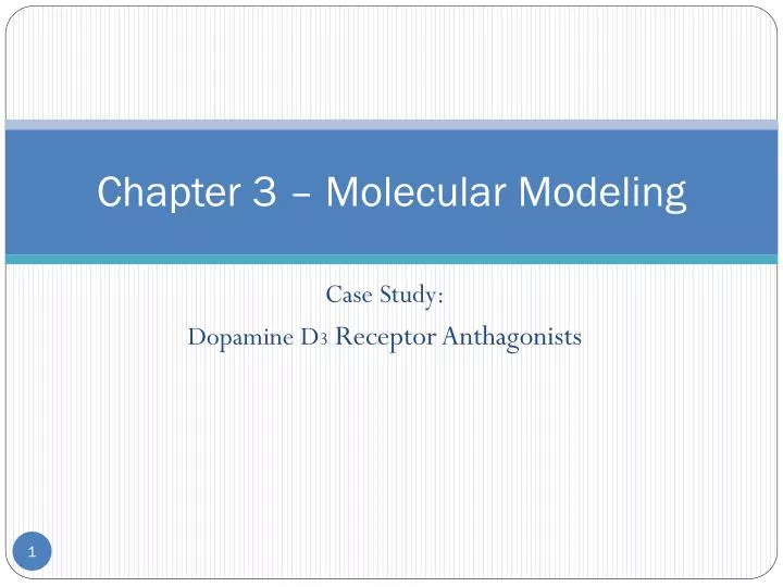 chapter 3 molecular modeling