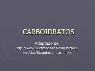 carboidratos