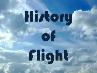 history of flight