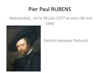 pier paul rubens