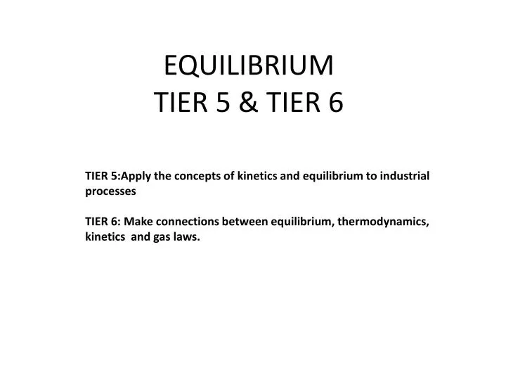 equilibrium tier 5 tier 6