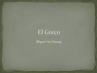 el greco