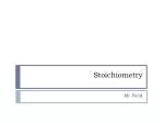 Stoichiometry - slide 1