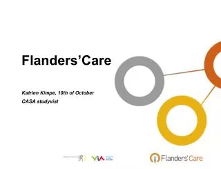 Flanders’Care Katrien Kimpe , 10th of October CASA studyvist