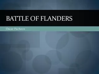 Battle of Flanders