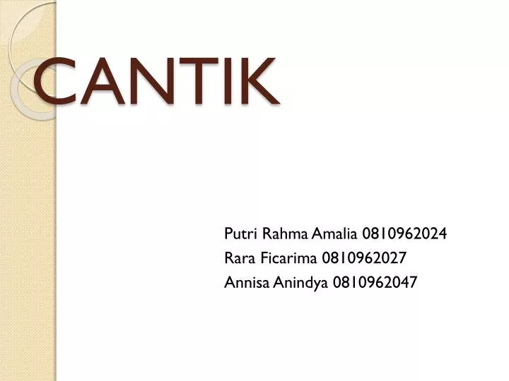 cantik