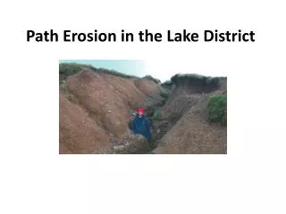Path Erosion in the Lake District