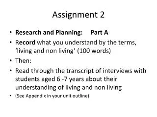 Assignment 2