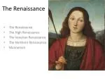 The Renaissance - slide 1