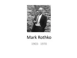 Mark Rothko