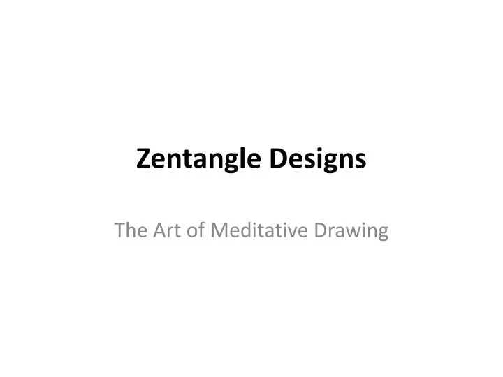 zentangle designs