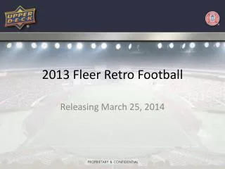 2013 Fleer Retro Football
