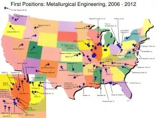 First Positions: Metallurgical Engineering, 2006 - 2012