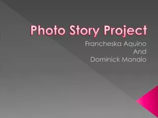 Photo Story Project