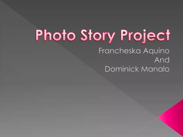 photo story project