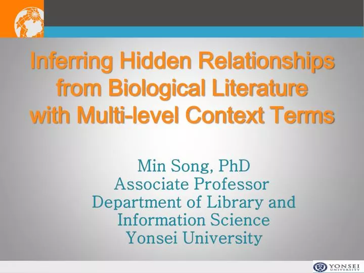 inferring hidden relationships from biological literature with multi level context t erms