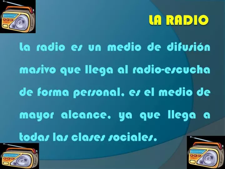 la radio
