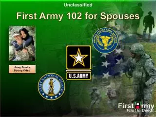 First Army 102 for Spouses