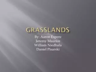 Grasslands