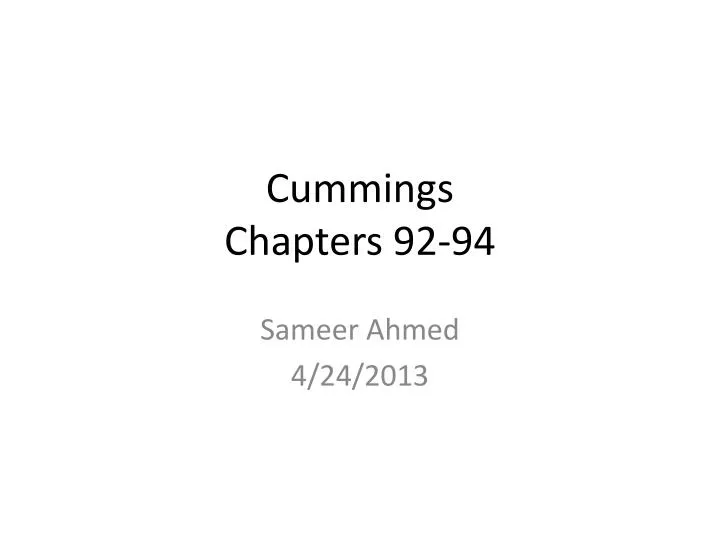 cummings chapters 92 94