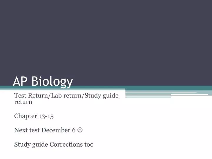 ap biology