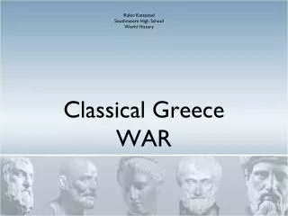 Classical Greece WAR