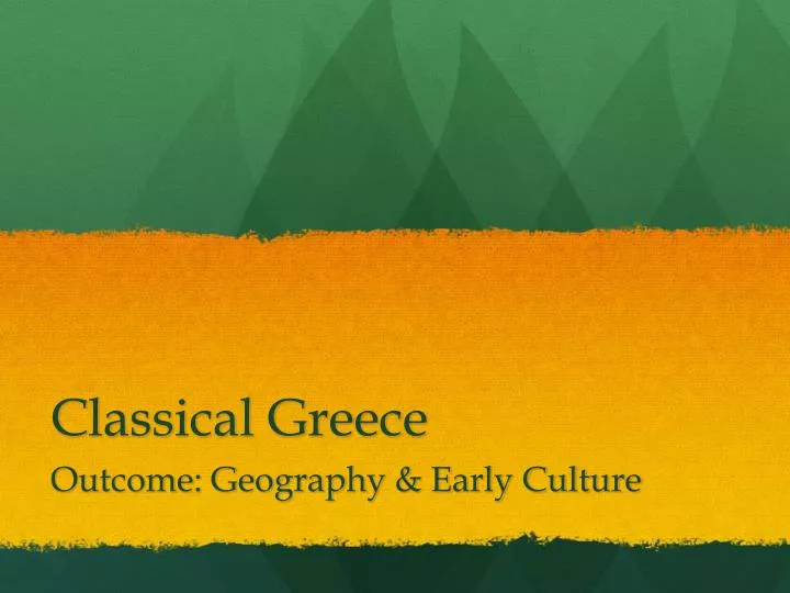 classical greece