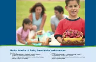 Health Benefits of Eating Strawberries and Avocados