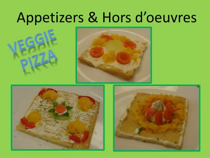 appetizers hors d oeuvres