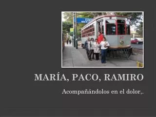 mar a paco ramiro