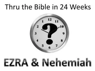 Thru the Bible in 24 Weeks