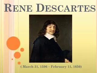 Rene Descartes