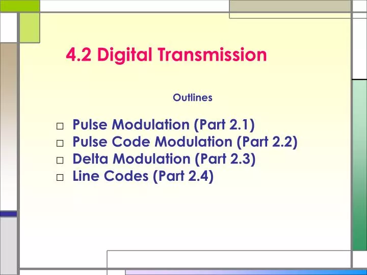 4 2 digital transmission