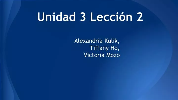 unidad 3 lecci n 2