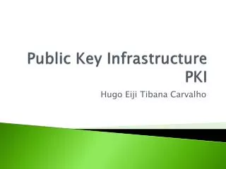 public key infrastructure pki