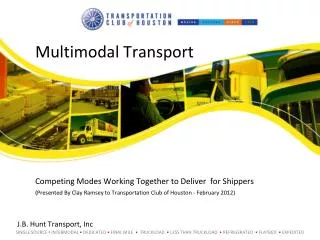 Multimodal Transport