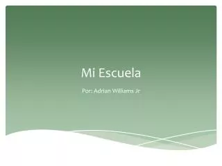 mi escuela