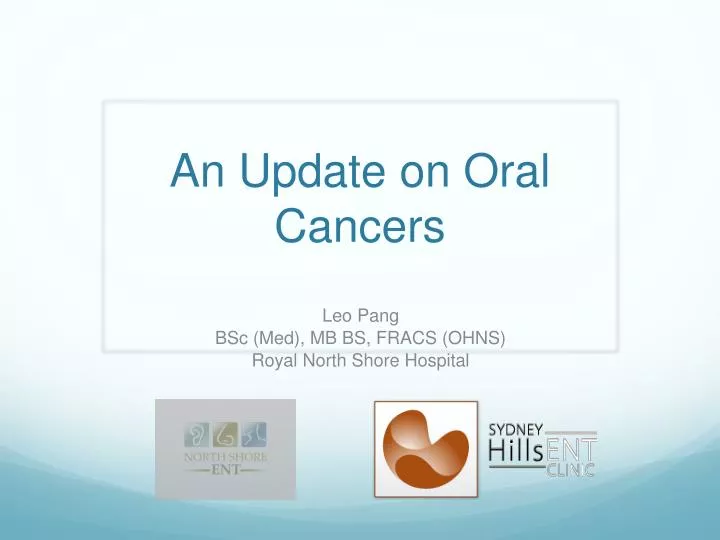 an update on oral cancers