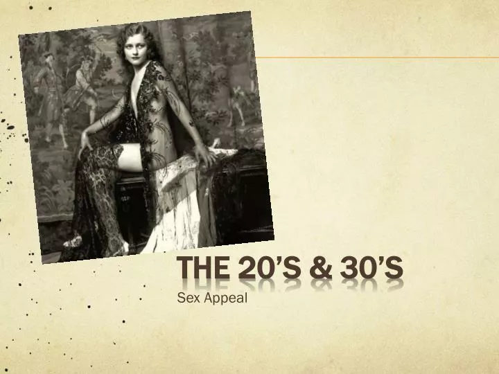 the 20 s 30 s