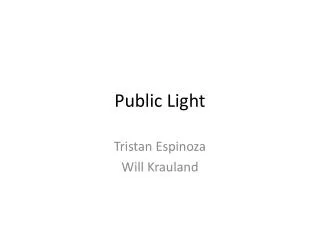 Public Light