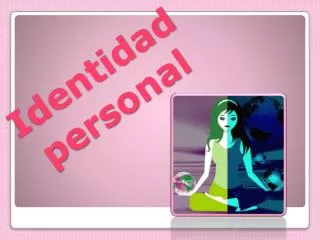 identidad personal