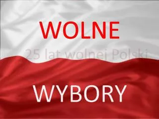 wolne wybory