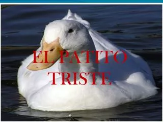 el patito triste